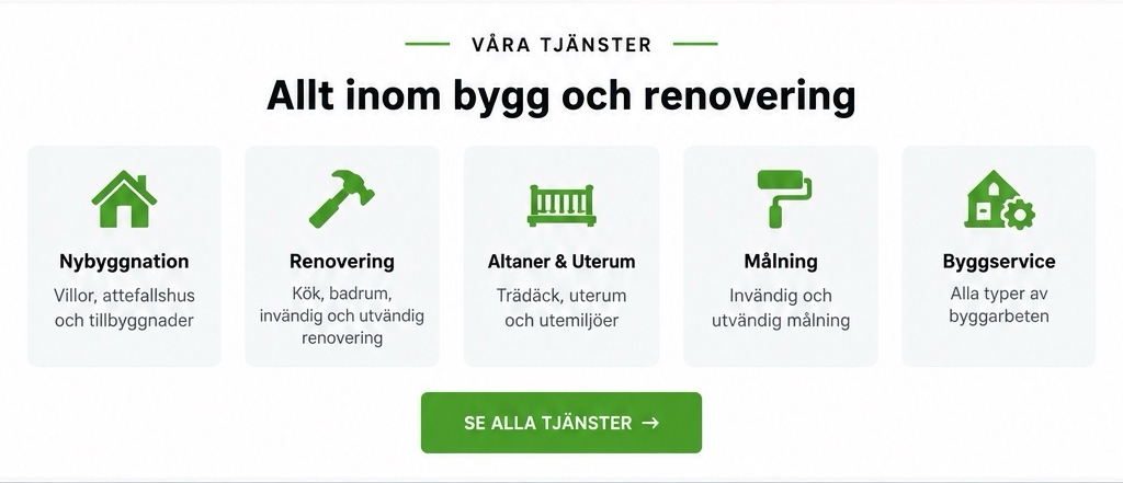 Våra tjänster